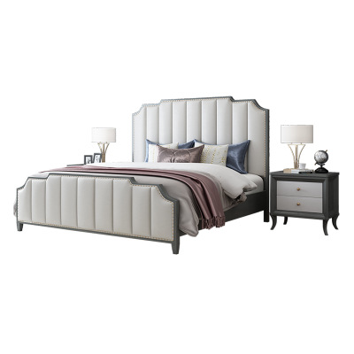 全實(shí)木輕奢1.8米雙人床