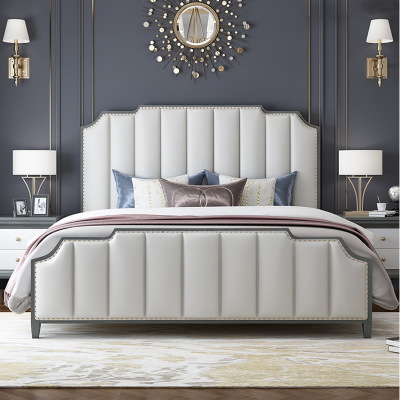 全實(shí)木輕奢1.8米雙人床