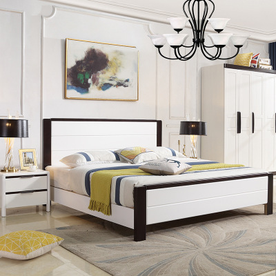 美式鄉(xiāng)村簡約布藝床