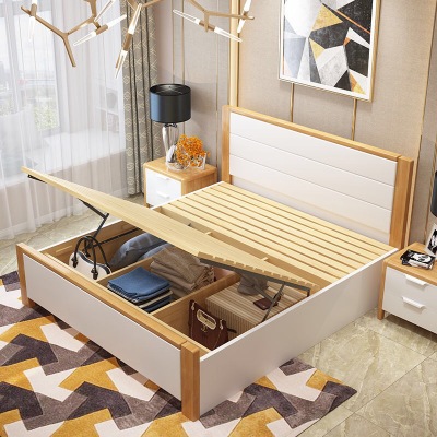 美式鄉(xiāng)村簡約布藝床