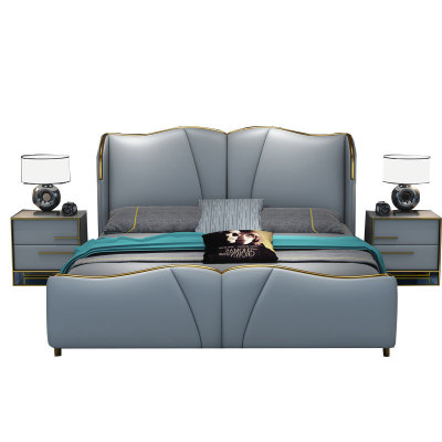 新中式全簡(jiǎn)約現(xiàn)代實(shí)木床