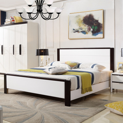 美式鄉(xiāng)村簡約布藝床