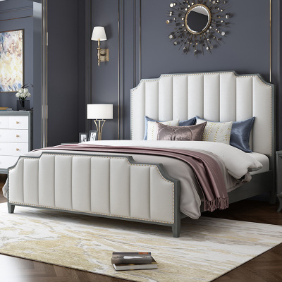 全實(shí)木輕奢1.8米雙人床