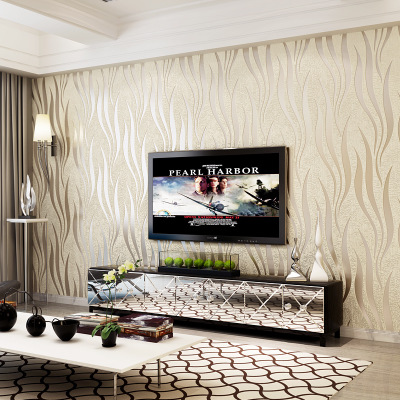 現(xiàn)代條紋無(wú)紡布壁紙