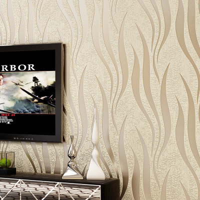 現(xiàn)代條紋無(wú)紡布壁紙