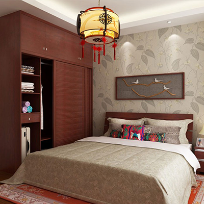 經(jīng)典百葉中式風(fēng)格定制臥室