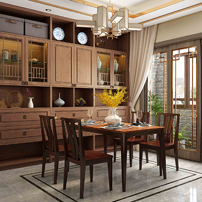 實(shí)木中式風(fēng)格全屋定制