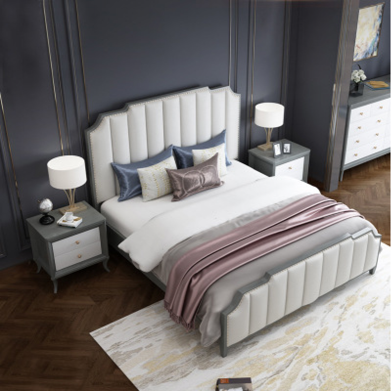 全實(shí)木輕奢1.8米雙人床