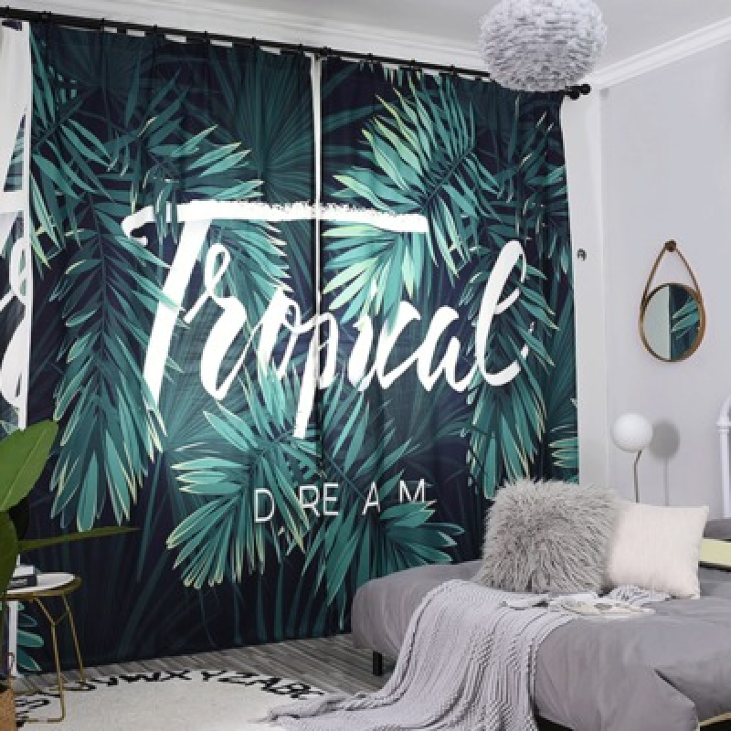 3D數(shù)碼印花遮光窗簾