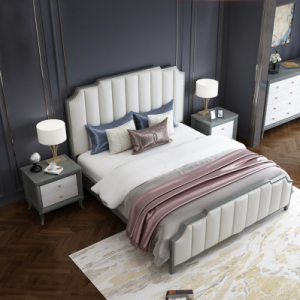 全實(shí)木輕奢1.8米雙人床